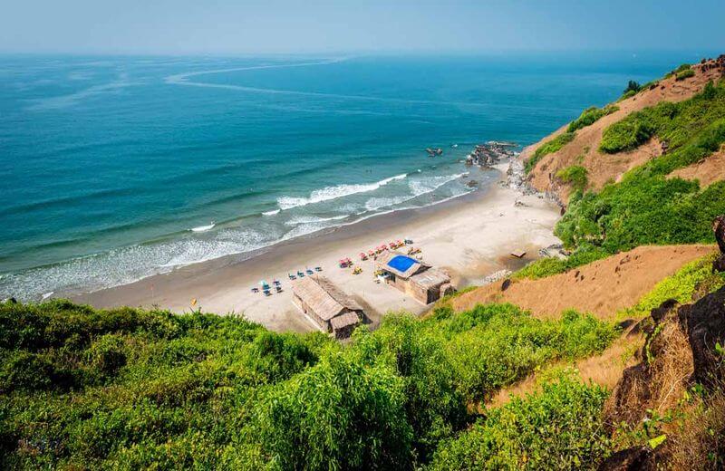 Peaceful Place Chapora Beach Goa India