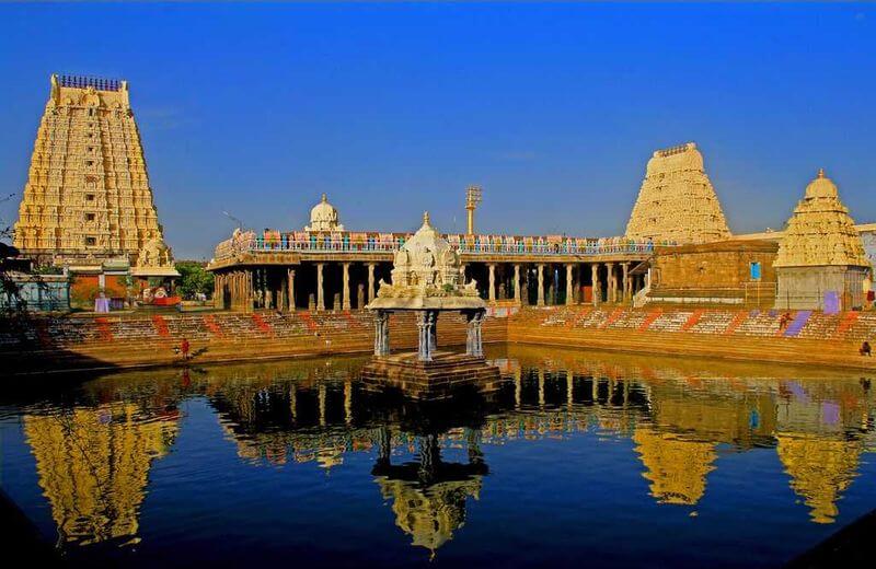 a famous Hindu temple in Chennai, India