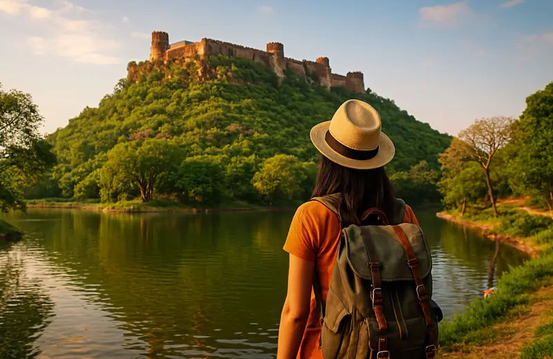 Scenic travel destination with breathtaking landscapes