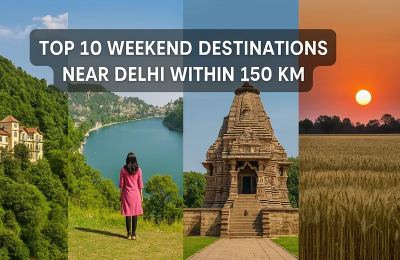 Top 10 Weekend Destinations Near Delhi Within 150 Km
