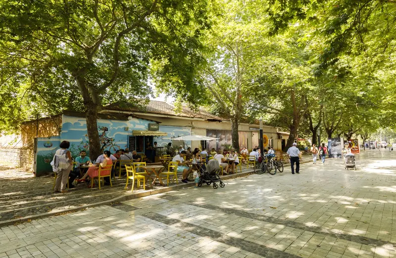 Local Coffee Culture in Tirana Albania