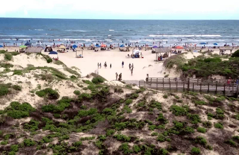 Malaquite Beach in Texas