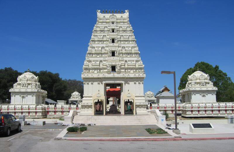 Malibu Hindu Temple, a beautiful and historic temple in Malibu, California