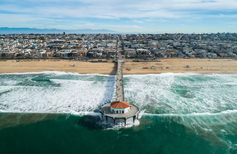 Manhattan Beach in California