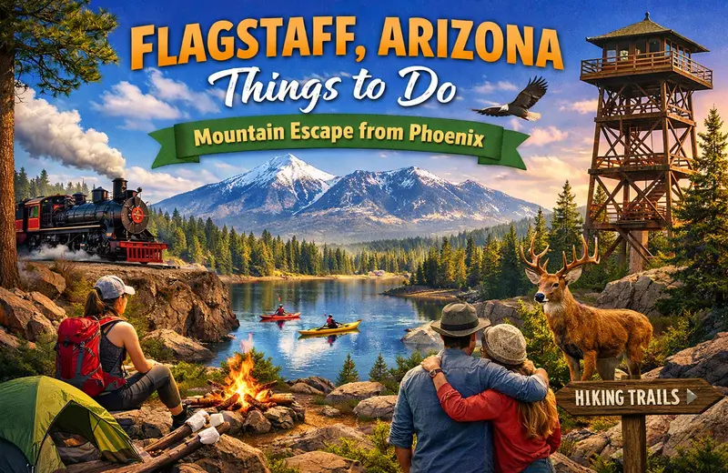 Flagstaff Arizona things to do mountain escape from Phoenix