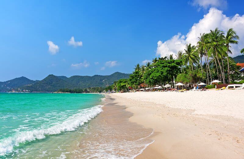 Most Popular Chaweng Beach In Koh Samui (Thailand)