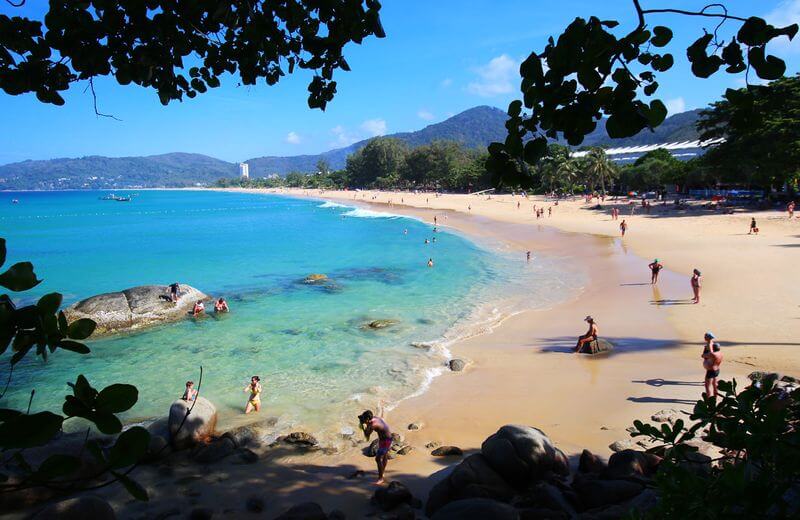 Karon Beach In Phuket, Thailand (Popular Destination For Tourists)