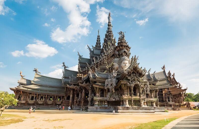 Sanctuary Of Truth Temple (Based On Traditional Buddhist And Hindu Intentions)
