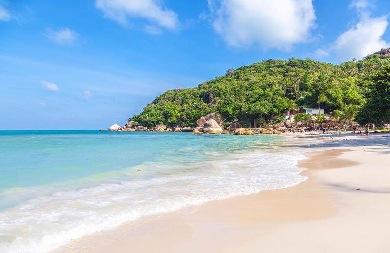 Beautiful White Sand Thongtakian Beach Koh Samui