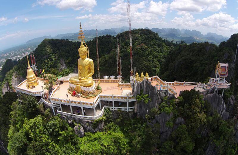 Tiger Cave Temple In North-Northeast Of Krabi In Thailand