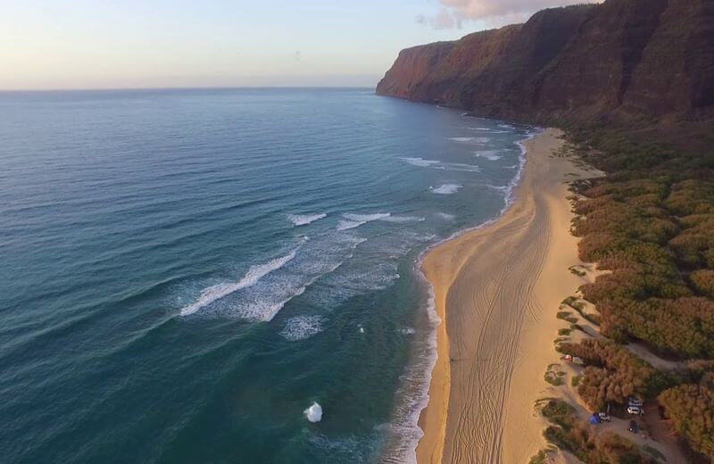 Polihale Beach, Hawaii, USA