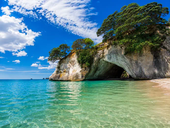 Cathedral Cove, New Zealand — Through the Stone Archway