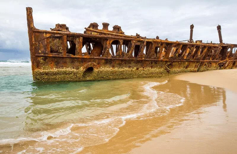 Visit the Maheno Shipwreck